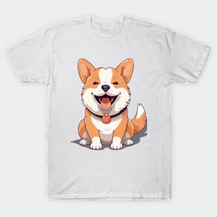 dog sitting smile T-Shirt